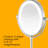 Conair Double-Sided Lighted Vanity Mirror with LED Lights; 1x/7x Magnification, Satin Nickel,