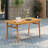 63" Acacia Wood Dining Table for 6 People Heavy-Duty Indoor Outdoor Wooden Table