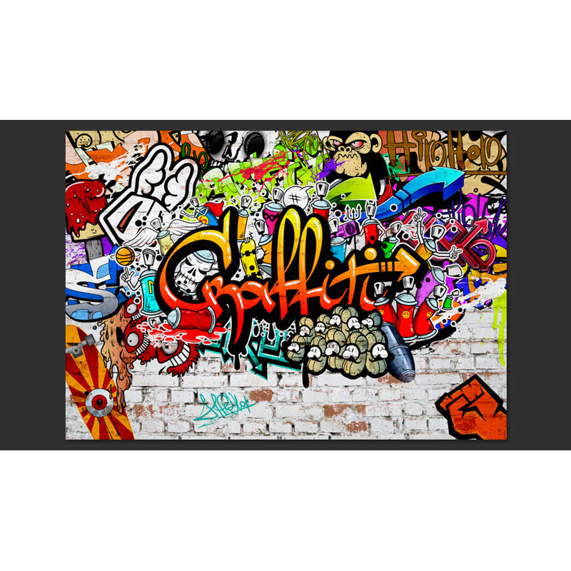 Colourful Graffiti 2.10m x 300cm Wallpaper