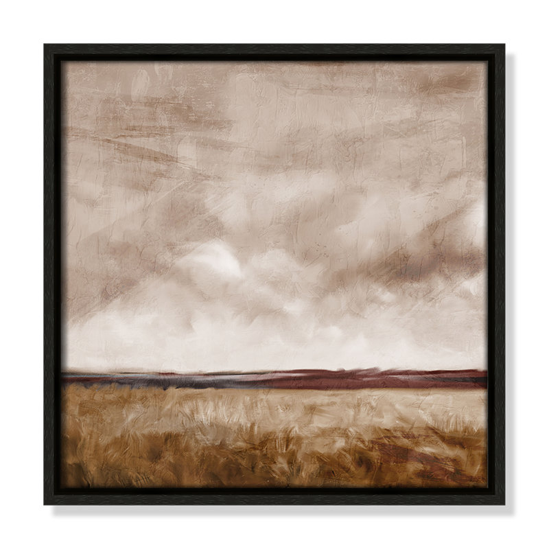 «Autumn Sky Square», reproduction par Kimberly Allen, Espresso, H 13,5 po x l 13,5 po