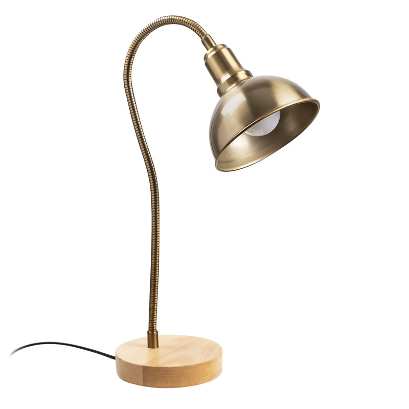 Lampe de bureau brune 20,47 po Wortman