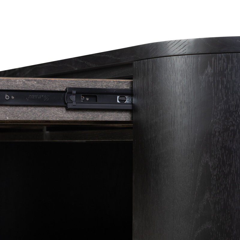 Pilar Writing Desk, Brushed Ebony