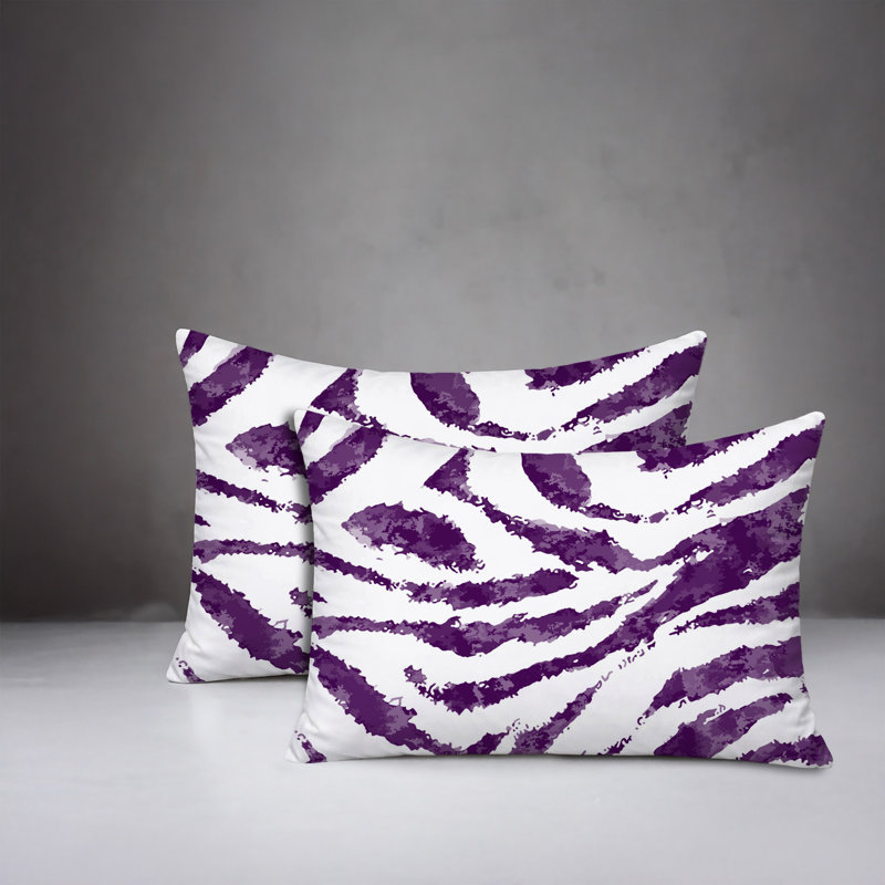 Oreiller réversible intérieur / extérieur Seppo, 25x18, Purple