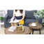 Ensemble de 2 tables gigognes Mid-Century en noyer