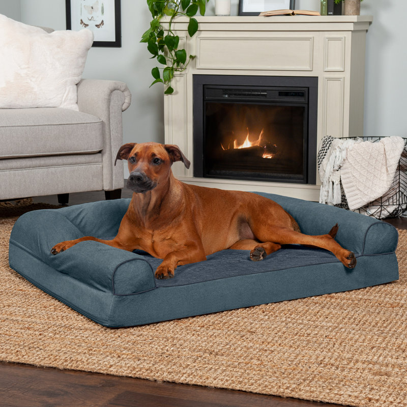 Orthopedic Fleece Pet Bed, Jumbo (40" W x 32" D x 8" H), Orion Blue