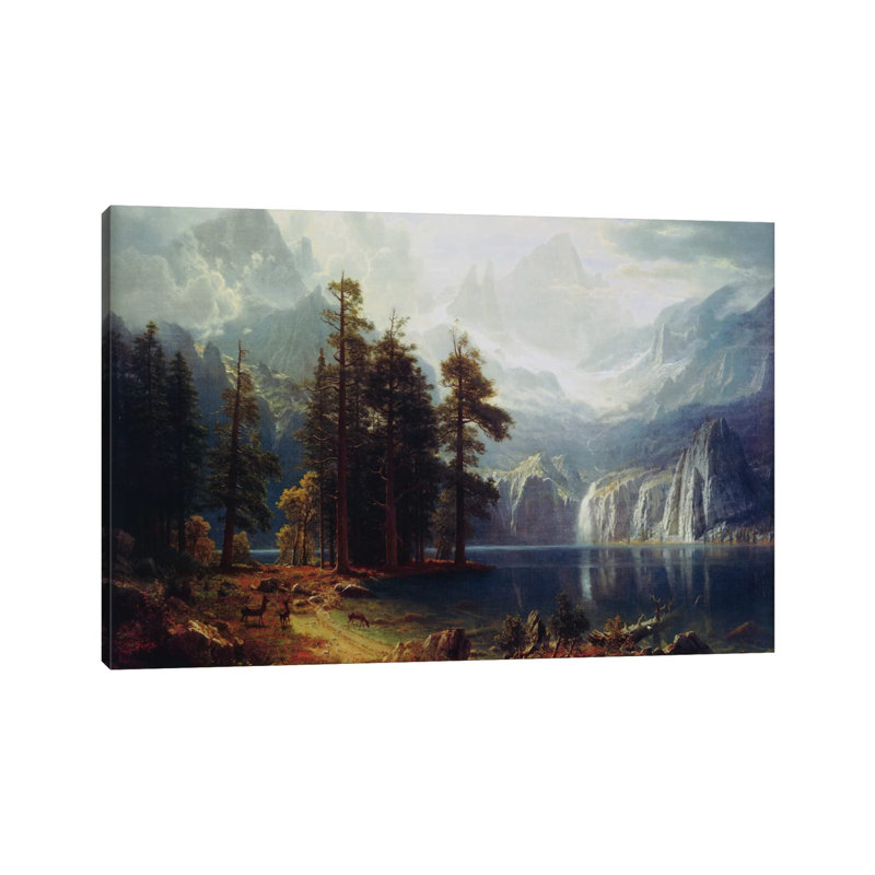 Albert Bierstadt - Wrapped Canvas Print, 66.04cm H x 45.72cm W x 1.91cm D