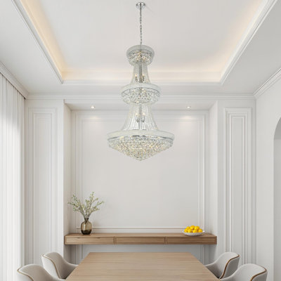Elegant Lighting Primo 32 light Chrome Chandelier Clear Royal Cut Crystal