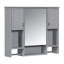 Armoire de rangement murale moderne 35 po x 28 po-1804978736