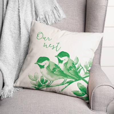 Outdoor Square Pillow Cover and Insert