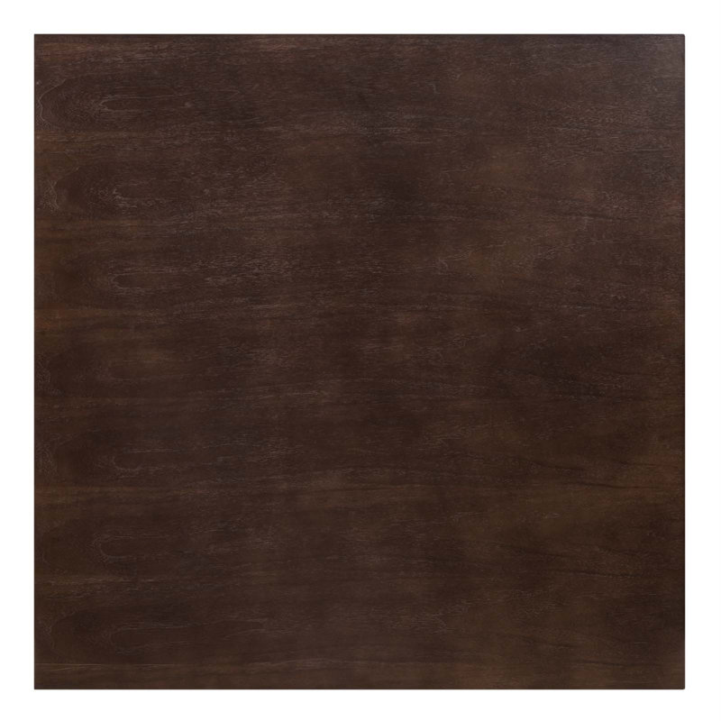 Table de salle à manger Zinque, l 39,5 po x L 39,5 po, Noyer cerise