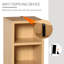 Lorentzen 88.5cm H x 21cm W Standard Bookcase-342092917
