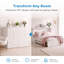 Grand lit escamotable, lit armoire intelligent avec station de charge USB et matelas à trois volets, tiroirs de rangement pour la maison-7824744