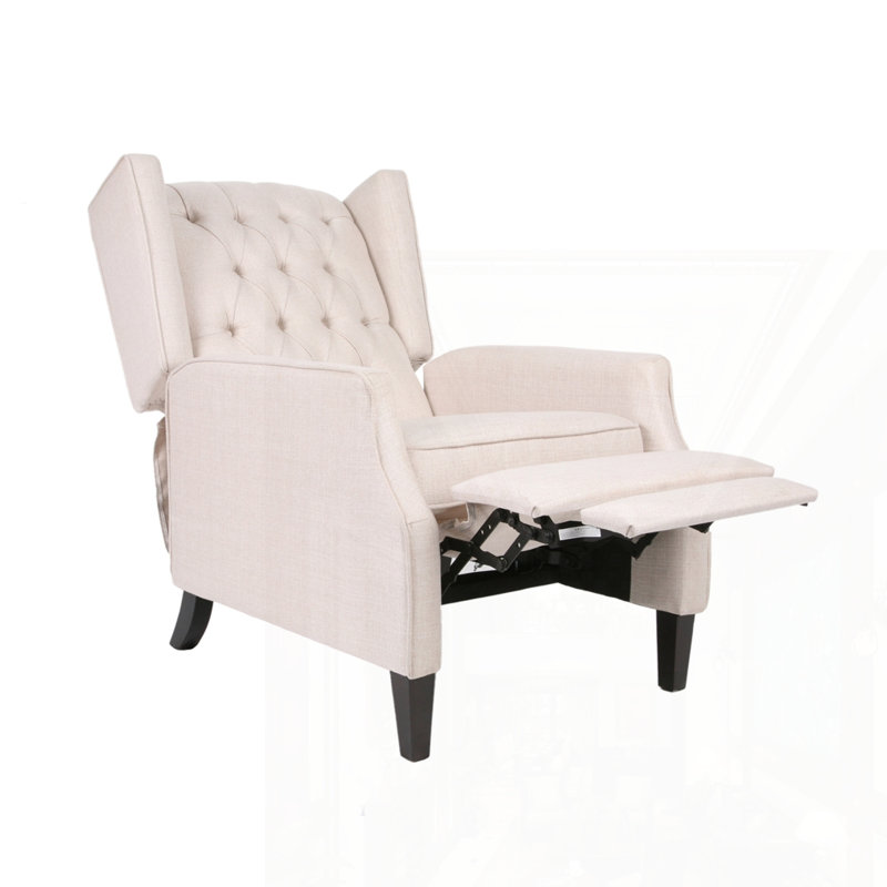 Fauteuil inclinable en tissu, Beige