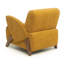 Méridienne, fauteuil d'appoint, canapé décoratif en tissu de velours de 28,15 pouces, avec quatre pieds en bouleau, convient au salon, au bureau, au bureau ou aux loisirs, au curcuma-1963566181