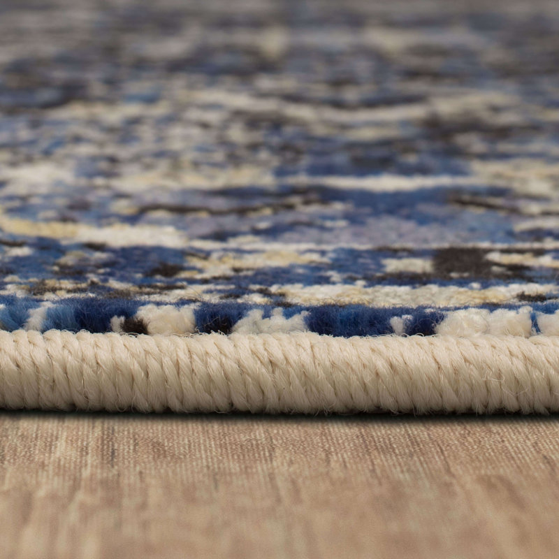 Synthetic Oriental Indoor Rug, Rectangle 8' x 11'