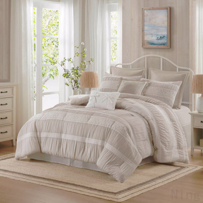 7- Piece Queen Jacquard Comforter Set