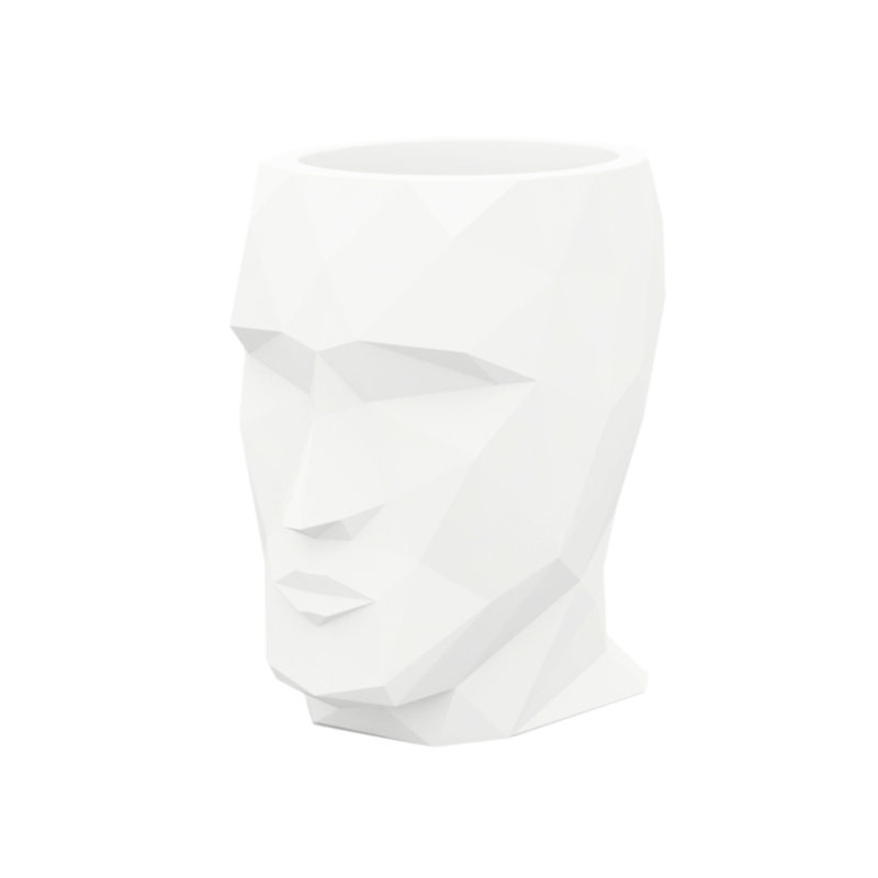 Adan Resin Statue Planter, 16.5" H x 11.75" W x 16.25" D