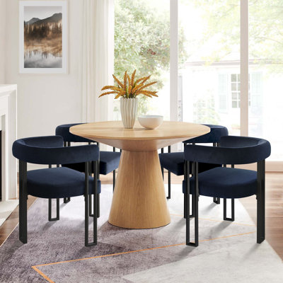 Beore 18.5"Stain Resistant Velvet Armchair