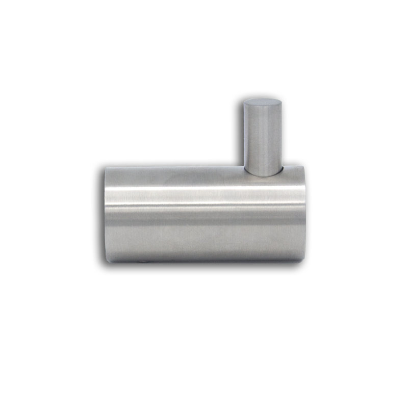 Single Robe Hook, Satin Stainless Steel