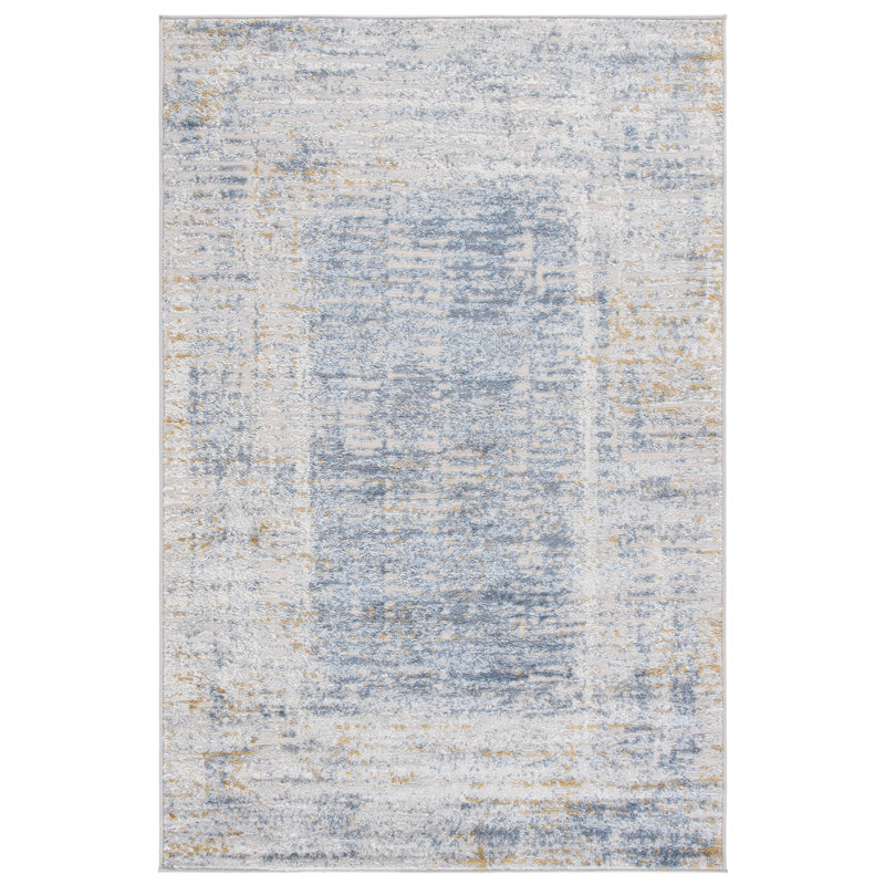 Tapis beige / bleu clair Palma 344, Rectangle 4 pi x 6 pi