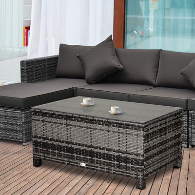 Table basse en rotin Arabele