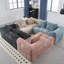 Canapé modulaire en chenille-108795711