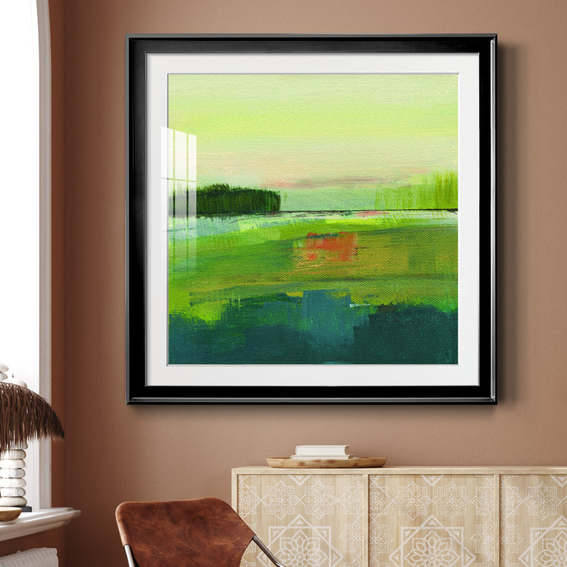 Way To Woodstock I - Peinture encadrée, H 26,5 po x l 26,5 po x P 1,5 po, Papier encadré noir