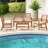 Schlenker 4 - Person Acacia Wood Patio Conversation Set with Cushions-2038878780