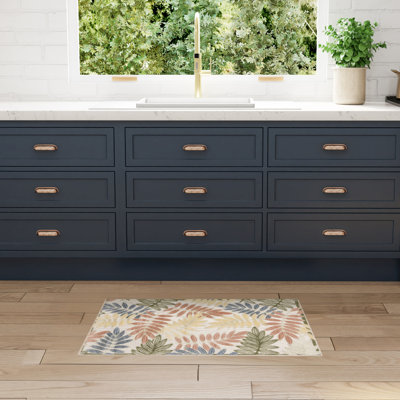 Lakesha 2'8" x 4' Ivory Rose Modern Rug