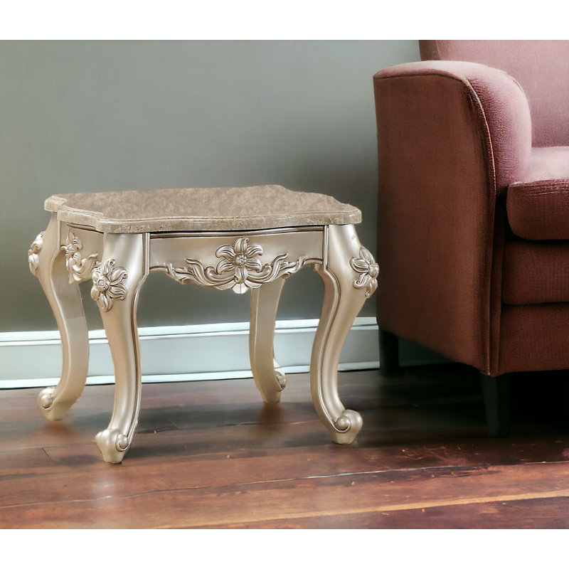 Reinhold Marble End Table