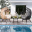 Fauteuil de patio en osier PE-924542427