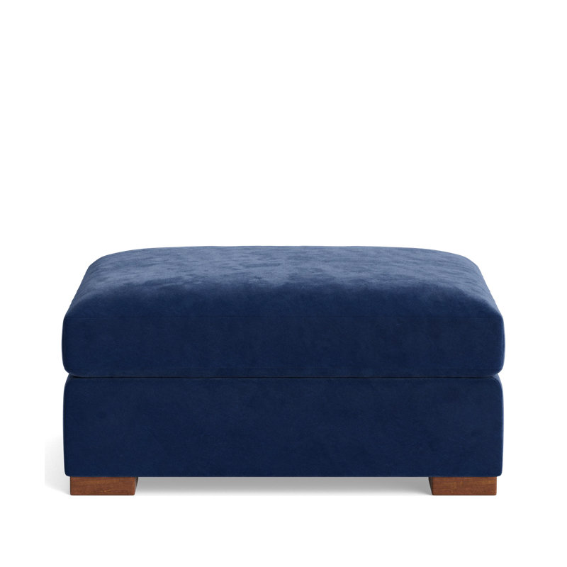 Couch Potato Ottoman, Performance Velvet - Uniform