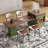 French Retro Minimalist Dining Table-1824629464
