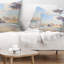 Coussin lombaire seascape road le long du beach to city