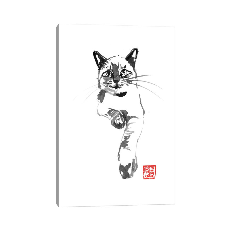On The Bed by Péchane - Print on Canvas, Wrapped Canvas, 66.04 cm H x 45.72 cm W x 1.91 cm D