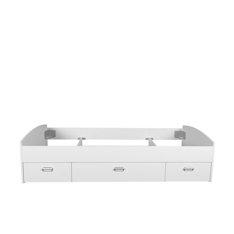 Ofelia Bed Frame With Drawer, 90 X 200 Cm, White