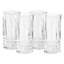 Ensemble de verres en verre transparent de 12,2 onces Martha Stewart Everyday Calista