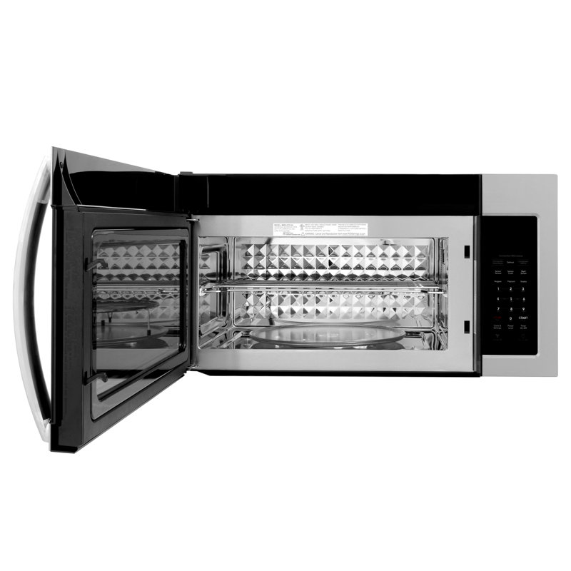 ZLINE 30 In. 1.5 Cu. Ft. Over-the-range Convection Microwave Oven with Modern Handle and Sensor Cooking, Stainless Steel