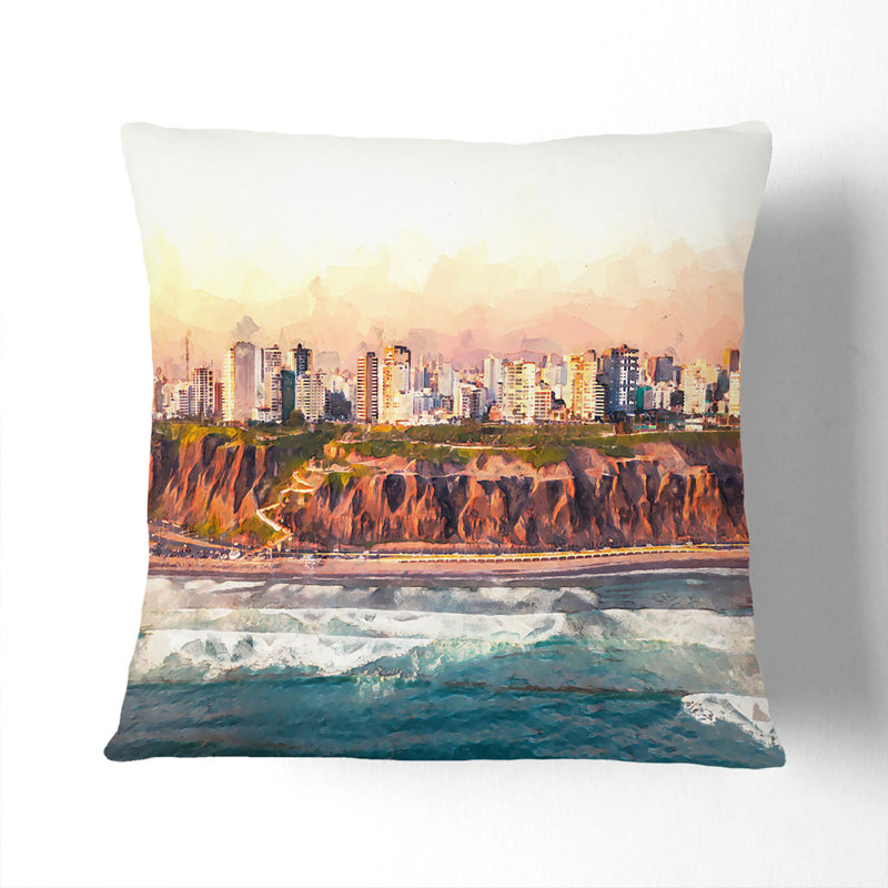 Square Cushion, 55cm H x 55cm W x 20cm D, Black