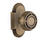 Cottage Plate with Mission Door Knob