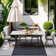 Extendable Rectangular Sintered Stone Outdoor Dining Table