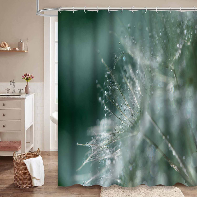 Rideau de douche Dandelion, L 72 po x l 84 po