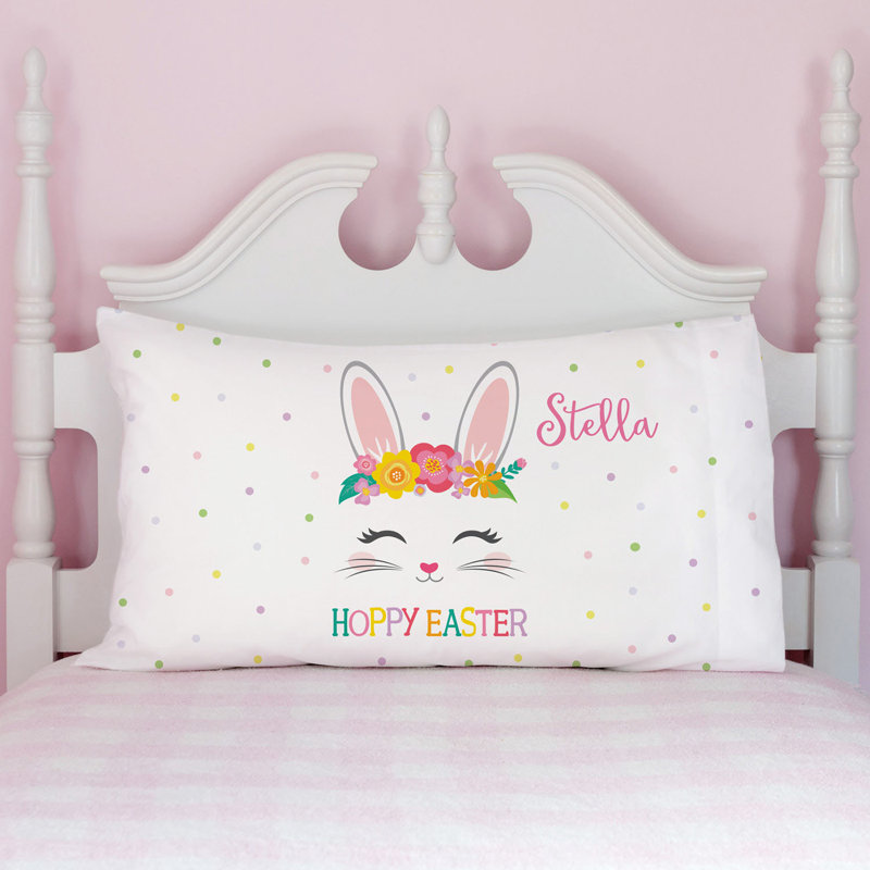  Taie d'oreiller personnalisée Beautiful Bunny