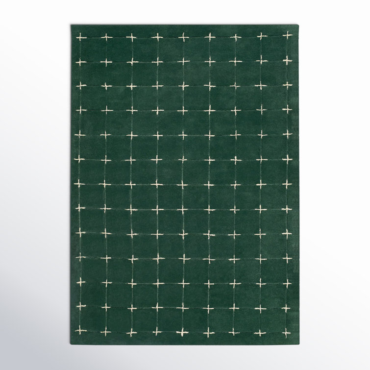 Mallory Green Hand Tufted Area Rug