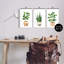 «Minimal Pots Plants Botanicals» par Rachel Nieman - ensemble de 3 impressions-1256388165-1256388166