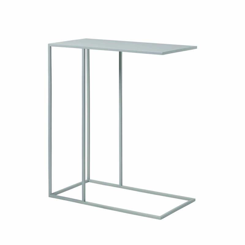 Fera Frame End Table, Light Gray