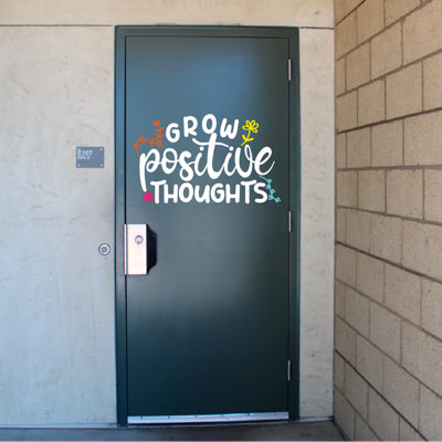 Text & Numbers Door Decal