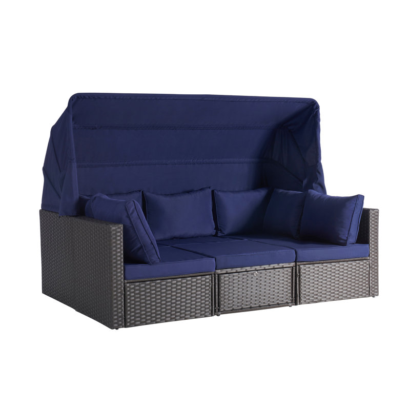 Ensemble de conversation pour 5 personnes, Bleu marine