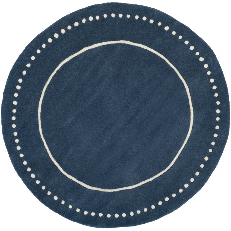 Tapis en laine touffeté à la main Cruz Bella, Rond 9 pi