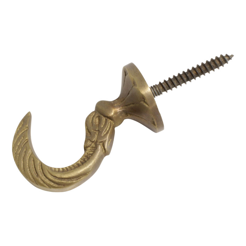 Crochet mural Sabre, Laiton antique